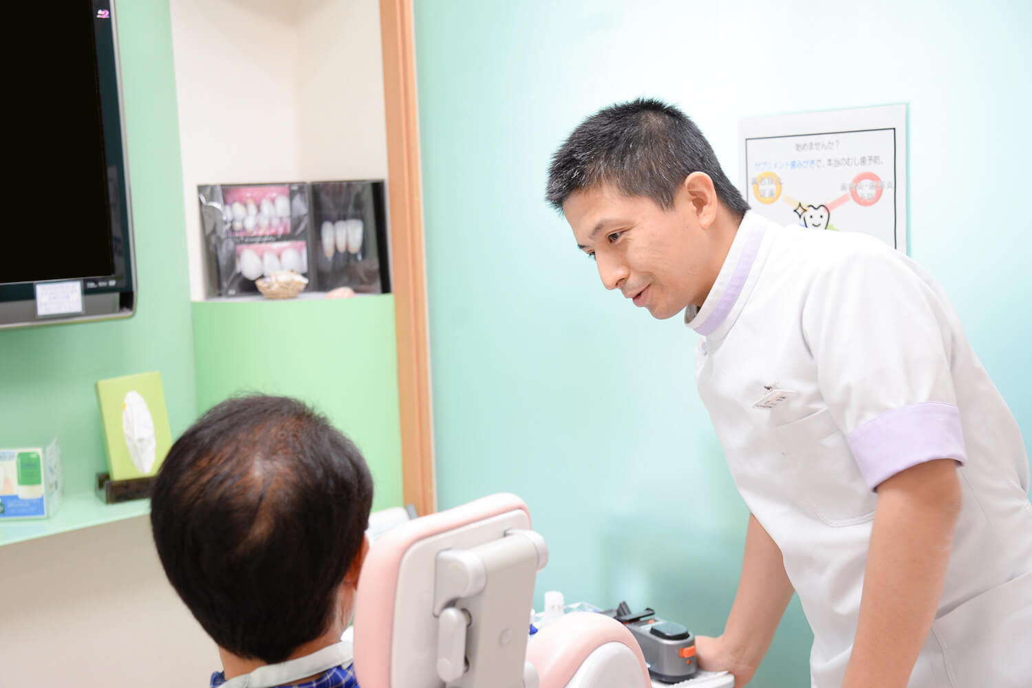 歯科医師が丁寧にカウンセリング歯科技工士と密に連携