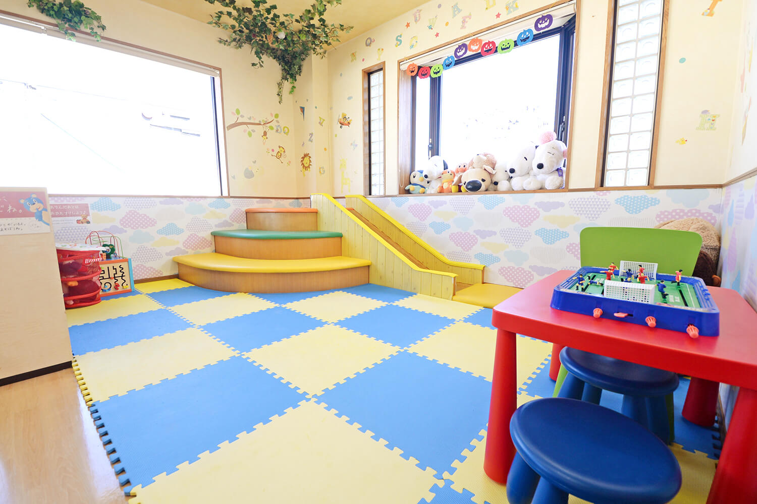 お子さまの不安を和らげ、通いたくなるような環境が整っています