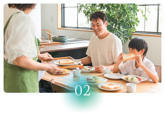 食事に制約がないの画像