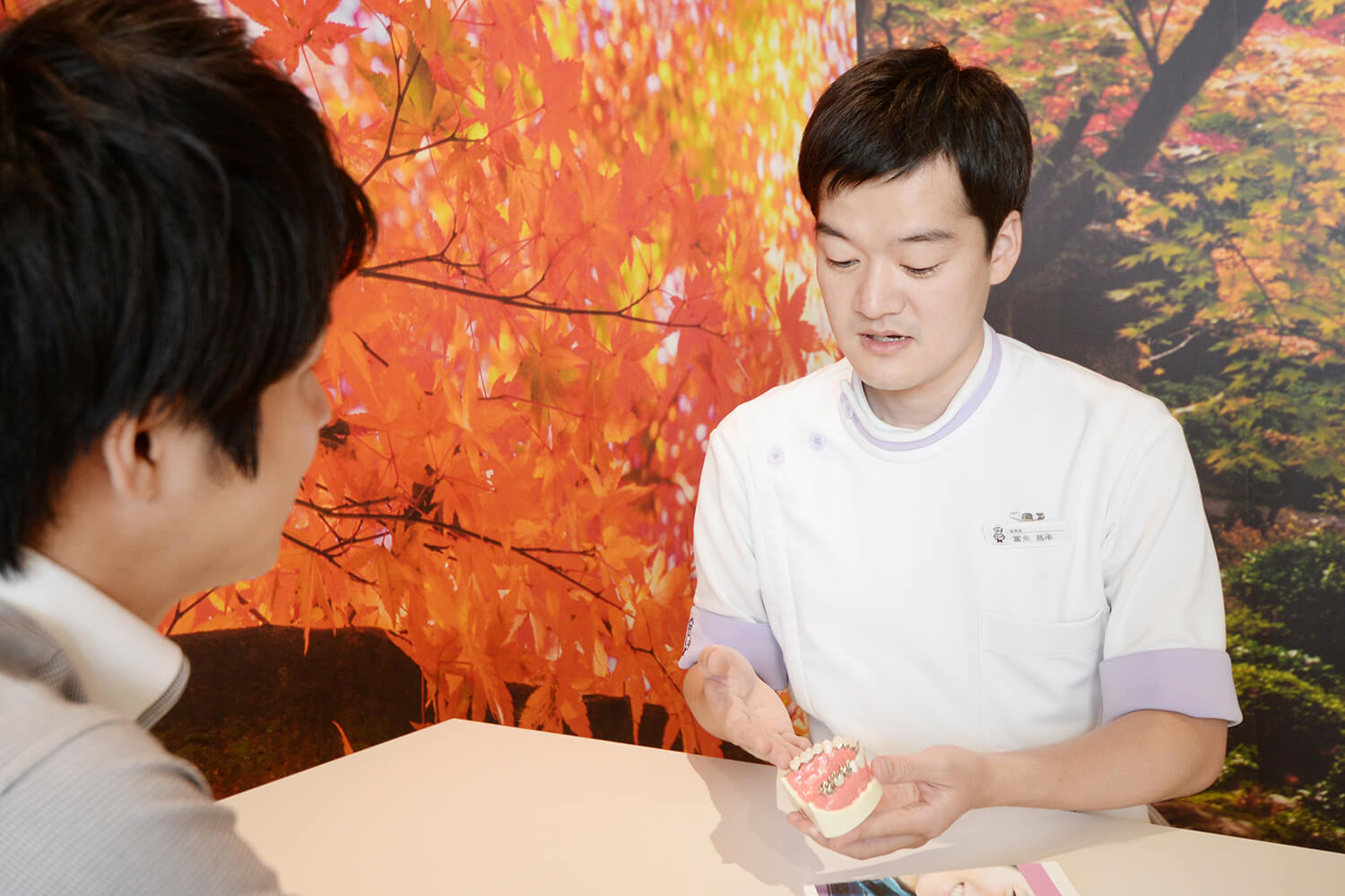 歯科医師が丁寧にカウンセリング歯科技工士と密に連携