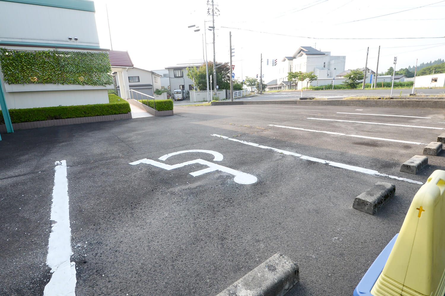 専用駐車場とバリアフリー