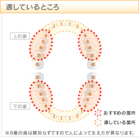 ハイブリッドセラミック：適しているところ